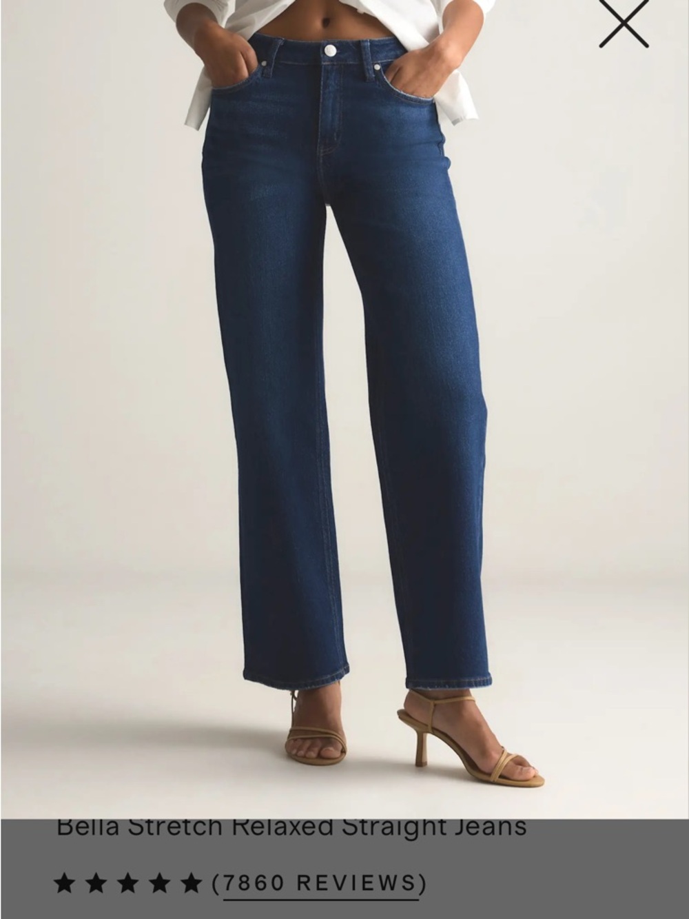 Bella Stretch Relaxed Straight Jeans - Picture 7 of 7